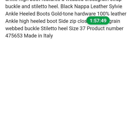 Size 40 Gucci Boots - Picture 13 of 13